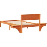  Konstrukcija postelje z vzglavjem Voskast rjav 90 x 200 cm, (5000124149) | Shoptok.si