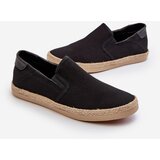 EVENTO Men's Espadrille Sneakers with Braiding Black Fenen | Shoptok.si