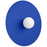 Thoro Tamno plava metalna zidna lampa ø 50 cm AKE – Cijene
