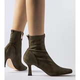 Gemre Green low-heeled ankle boots Lucerne | Shoptok.si