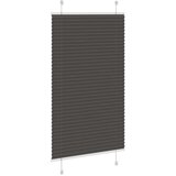 vidaXL Plisirana roleta crna 80x100 cm širina tkanine 79,4 cm | shoptok.hr