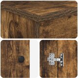  Set namještaja za kupaonicu Dimljeni hrast Konstruirano drvo | shoptok.hr
