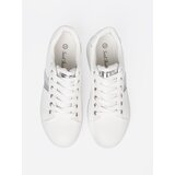 Shelvt White sneaker with metallic silver accent | ePonuda.com