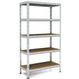 Metalna polica pokerino 180 x 90 x 40 cm 5 x 200 kg - pocinkovana