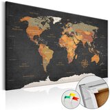  Slika na plutenoj podlozi - Secrets of the Earth [Cork Map] 60x40 Cijene
