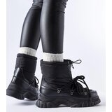 Gemre Black insulated snow boots Aubine | ePonuda.com