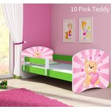  Dječji krevet ACMA s motivom, bočna zelena 140x70 cm 10 Pink Teddy Bear | shoptok.hr