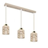 Luster na sajli ELEN 3xE27/35W/230V bež/zlatna | Eponuda.com