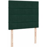 Box spring krevet s madracem tamnozeleni 120x200 cm baršunasti | shoptok.hr