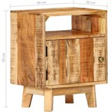  Noćni ormarić 40x30x50 cm grubo drvo manga - 40 x 30 x 50 cm 1 | shoptok.hr