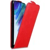 Cadorabo Ohišje, združljiv s Samsungom v Apple Red - Zaščitni pokrov v zasnovi Flip z magnetnim zapiranjem, (20589387)