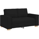 vidaXL Dvosjed Kauč Crni 120 cm Tkanina | shoptok.hr