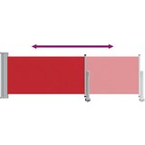  Uvlačiva bočna tenda za terasu 80 x 300 cm crvena | shoptok.hr