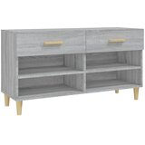 Ormarić za cipele sivi hrast 102 x 35 x 55 cm konstruirano drvo | shoptok.hr