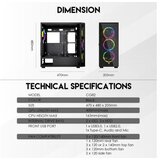 Fantech kućište CG82 hexa xl | Eponuda.com