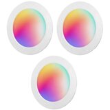  aigostar-komplet 3x led rgbw prigušiva ugradna svetla mesh 6W/230V 2700K-6500K prečnik 11,5 cm | Eponuda.com