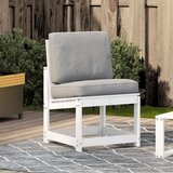  Vrtna stolica bijela 50,5 x 55 x 77 cm od masivne borovine | shoptok.hr