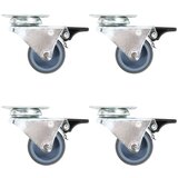 vidaXL Dvojna gibljiva kolesa 16 kosov 50 mm, (21036037) | Shoptok.si