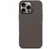etui antimicrobial silicone backcover z magsafe do iphone 16 pro max - ciemnobrązowe, (22064458)