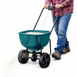  Rotacijska sijačica na kotačima za gnojidbu trave, slani pijesak 27L | shoptok.hr
