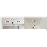 Toolight stropna svjetiljka trostruka metalna plafon zlato APP704-3C | shoptok.hr
