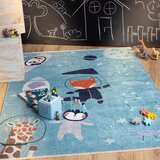 Kayoom RAVNO TKANA PREPROGA 115/170 cm tkano modra | Shoptok.si