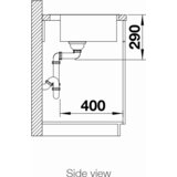 Blanco sudoper ANDANO 500-IF/A InFino INOX 18/10, s dalj. upr. PushControl | shoptok.hr