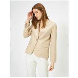 Koton button detailed basic blazer jacket Cene