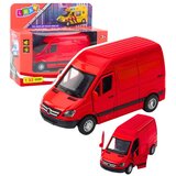  Dostavni kamion Metal Crvena 1:32 Svjetla Zvuci | shoptok.hr