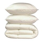 BigBuy Kompleti posteljnine Pack linge de lit Microfibre blanc 200x200 cm Bela | Shoptok.si
