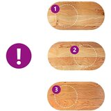 vidaXL Mizna plošča svetlo rjava 120x60x4 cm trdna hrastovina ovalna | Shoptok.si