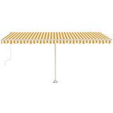  Automatska tenda sa senzorom LED 500x300 cm žuto-bijela | shoptok.hr