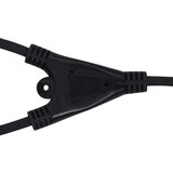 vidaXL LED reflektor z ročajem 2x10 W toplo bel | Shoptok.si