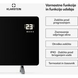 Klarstein wonderglass infracrvena ploča | 480 w | 10 m² | moderan stakleni dizajn | 90 cm x 58 cm | shoptok.hr