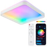 Ksix SmartLED Stellar Plus stropna svjetiljka, kvadratni dizajn, zvučnik, RGBIC | shoptok.hr