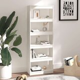 vidaXL Ormarić za knjige / pregrada bijeli 60x30x167,5 cm borovina | shoptok.hr