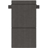 SK Zložljiv kavč postelja Temno siva 100 x 80 x 60 cm Blago, (5000300731) | Shoptok.si