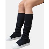 Gemre Black fabric sports boots with elastic upper Lussa | Shoptok.si