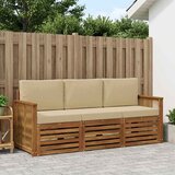  Setovi sofa 3 kom. Čvrsto drvo akacije | shoptok.hr