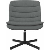  Stolica na kotačiće Tamno siva 63 x 75 x 76 cm tkanina | Eponuda.com