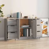  Komode 3 kom boja hrasta sonome od konstruiranog drva | shoptok.hr