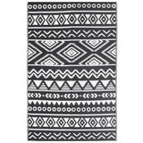 vidaXL Zunanja preproga črna 140x200 cm PP, (21027404) | Shoptok.si