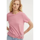 G-star Raw Kratka majica ženska, roza barva, D24661-D602