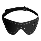 Ouch! Skulls and Bones Eye Mask with Skulls & Spikes Black Cene