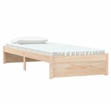  Okvir za krevet od masivnog drva 75 x 190 cm jednokrevetni | shoptok.hr