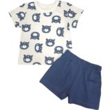 HAJDI BABY Komplet za bebe, Majica i šorts, Teget-beli Cene