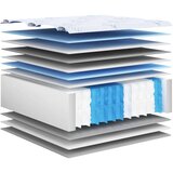  Madrac s džepičastim oprugama srednji plus 140 x 200 cm | shoptok.hr