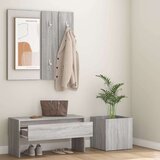  Komplet pohištva za predsobo siv sonoma inženirski les, (20766766) | Shoptok.si