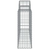  Lučne gabionske košare 6 kom 200x30x80/100 cm pocinčano željezo | shoptok.hr
