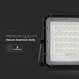  Spoljašnji solarni LED reflektor LED/10W/3,2V IP65 4000K crna + daljinski upravljač | Eponuda.com